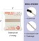 Griffin Silk Bead Cord Perlseide – Size 1 (0.35mm) – 2 Meters per Card – Stainless Steel Needle Attached – for Knotting Pearls, Gemstones, Crystals and Beads